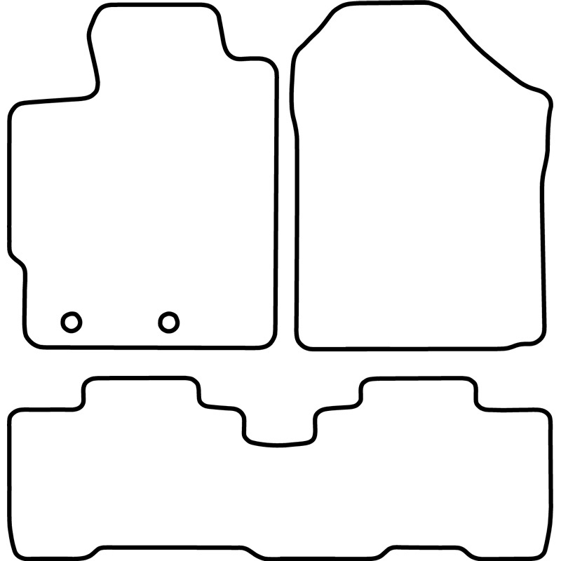Set car mats  Toyota Verso S 2011-