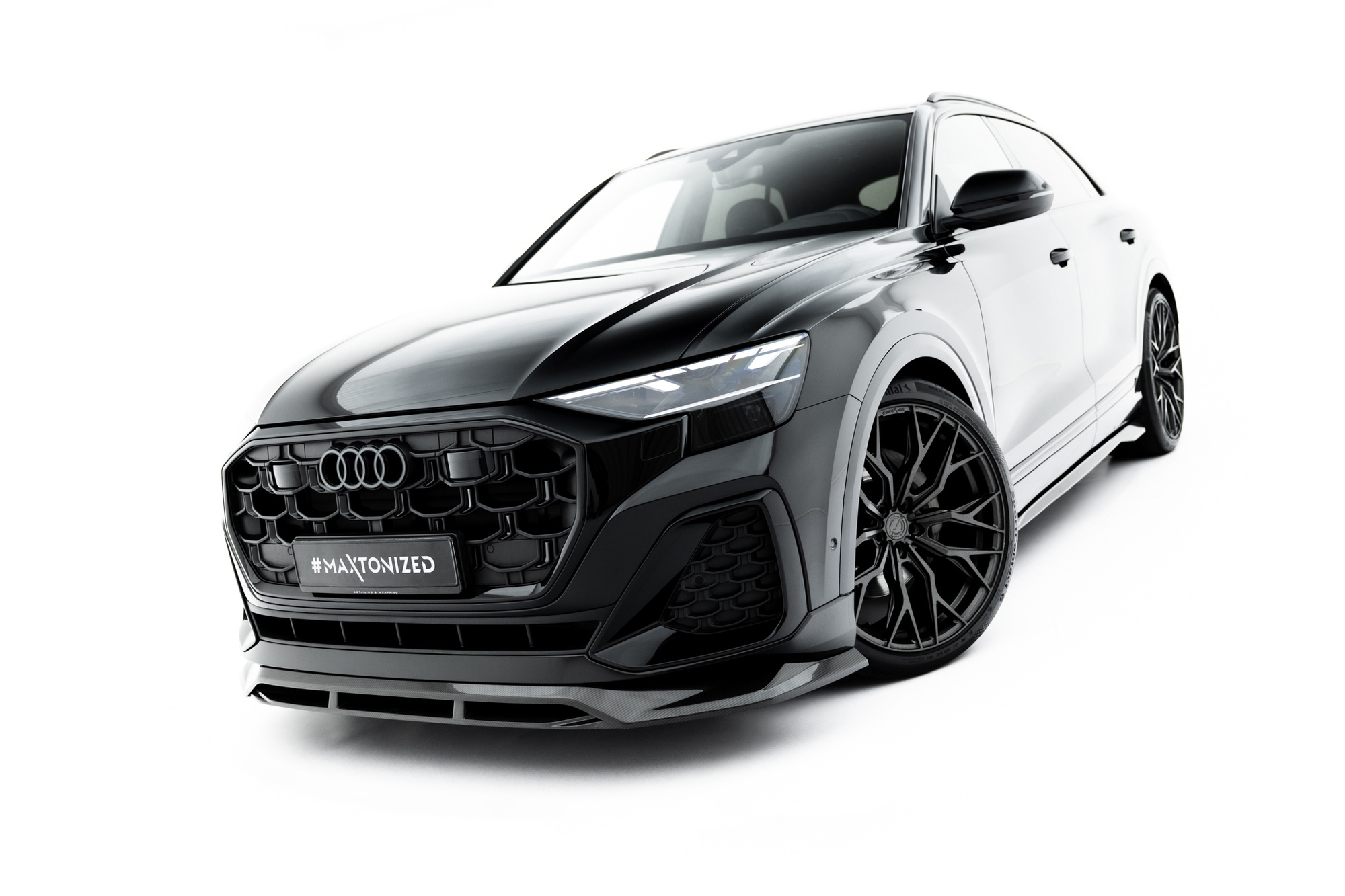 Prepreg Carbon Fiber Voorspoiler passend voor Audi SQ8 / Q8 S-Line Mk1 – Maxton Design