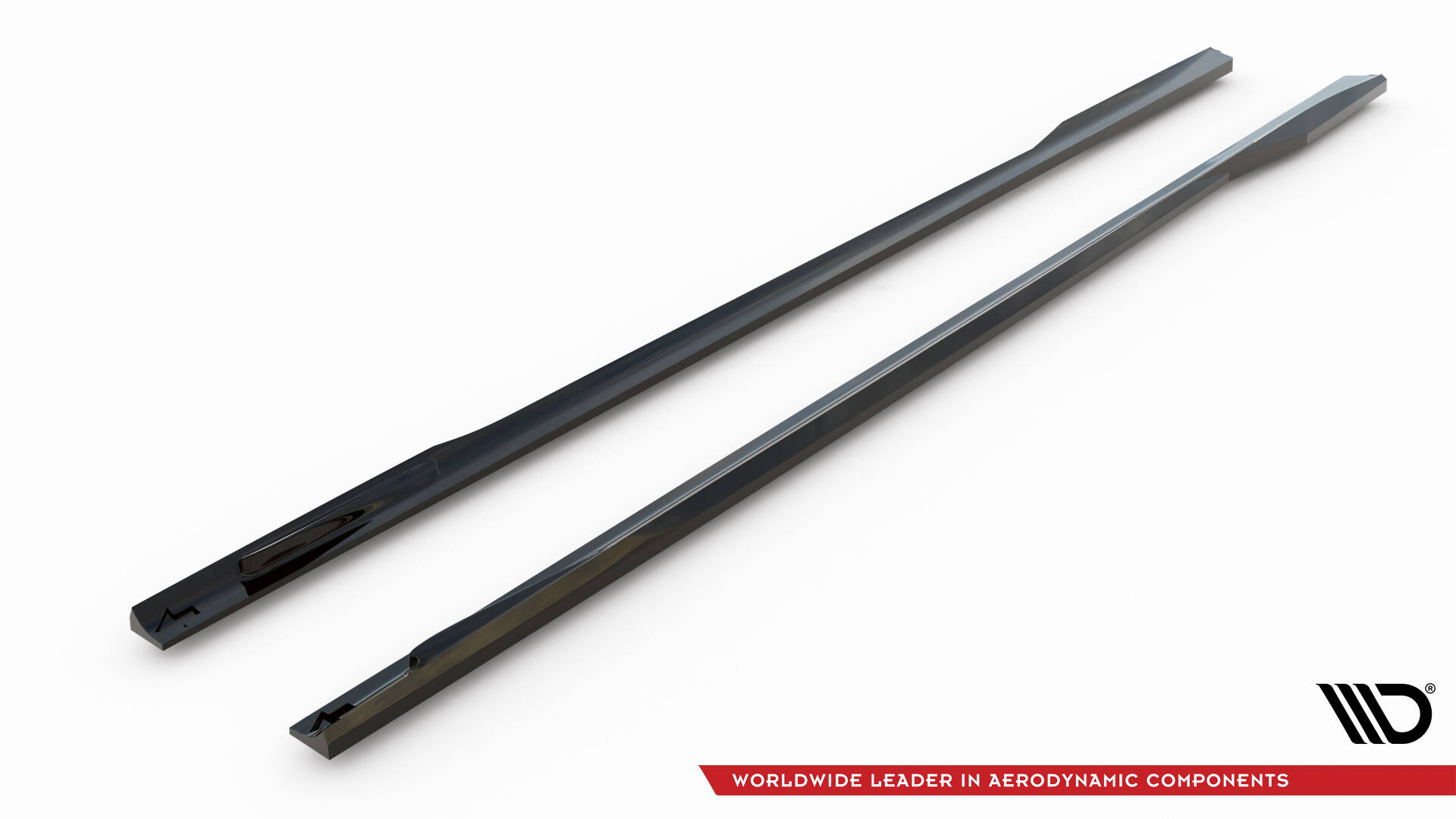 Zijskirts passend voor BMW 4 Coupe / Cabrio G22 / G23 Maxton Glanzend zwart
