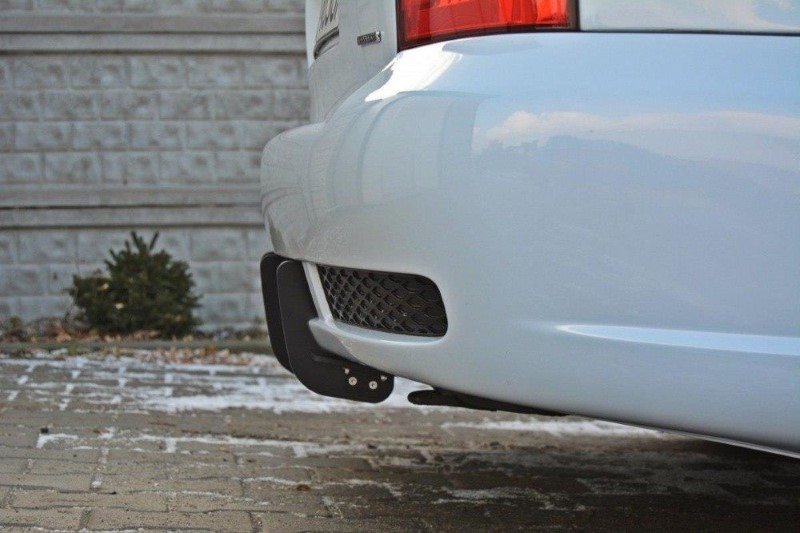 Achter Diffuser passend voor Audi RS4 B5 Glanzend Zwart