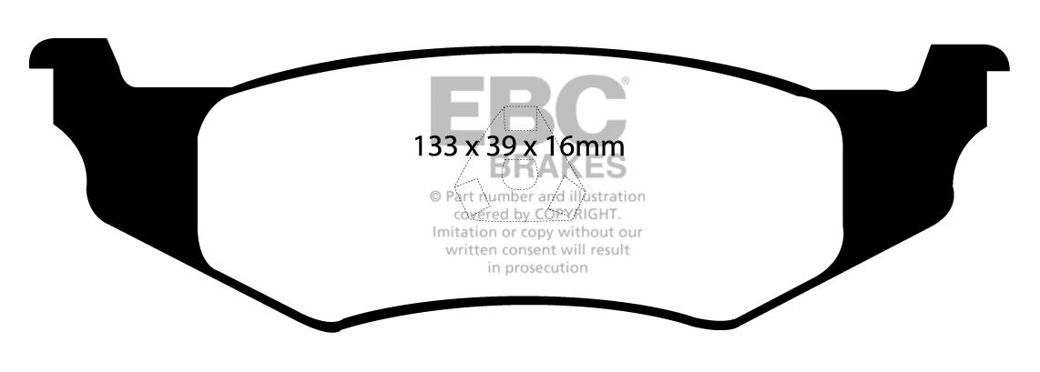 EBC Brakes CHRYSLER (USA) PT Cruiser 2.4 Turbo 2003-.. Remblokke