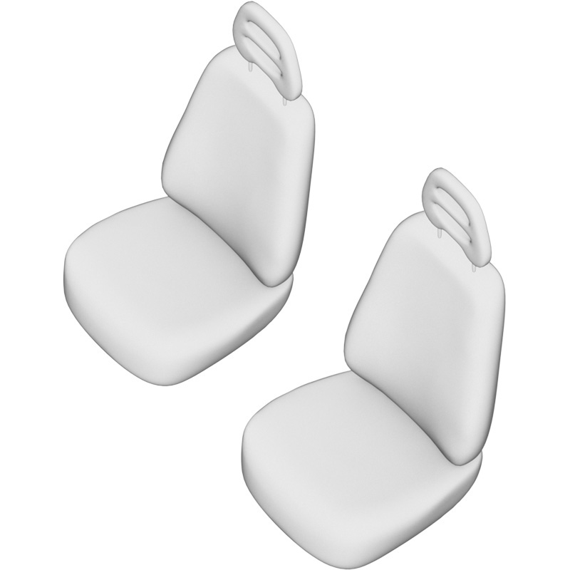 New York Design Artificial leather seat covers 1+1  Iveco Daily 2014-