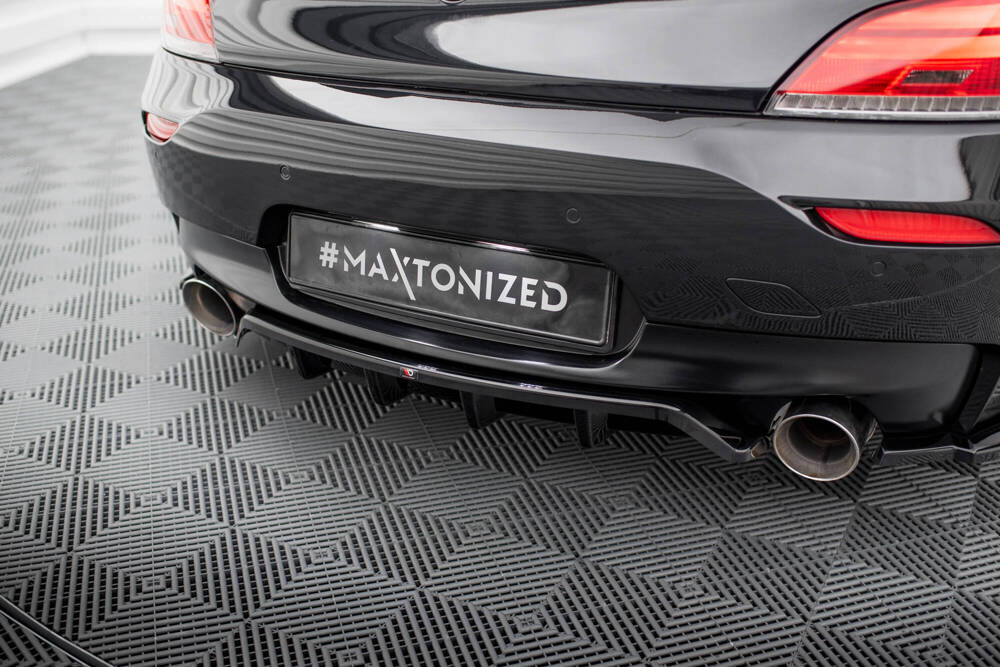 Diffuser passend voor BMW Z4 M Pakket E89 FL Maxton Glans Zwart
