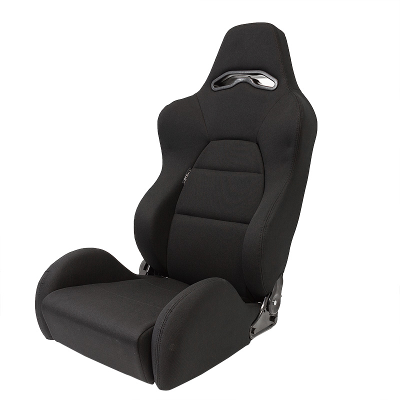 Sport seat 'Eco' - Black - Right-side reclinable back-rest - incl. slides