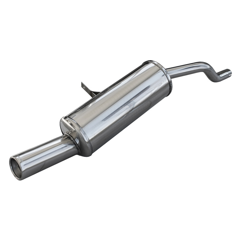 100% Inox Sport Exhaust  Renault Clio III 1.2T (100HP) 2009- Ø40mm 80mm