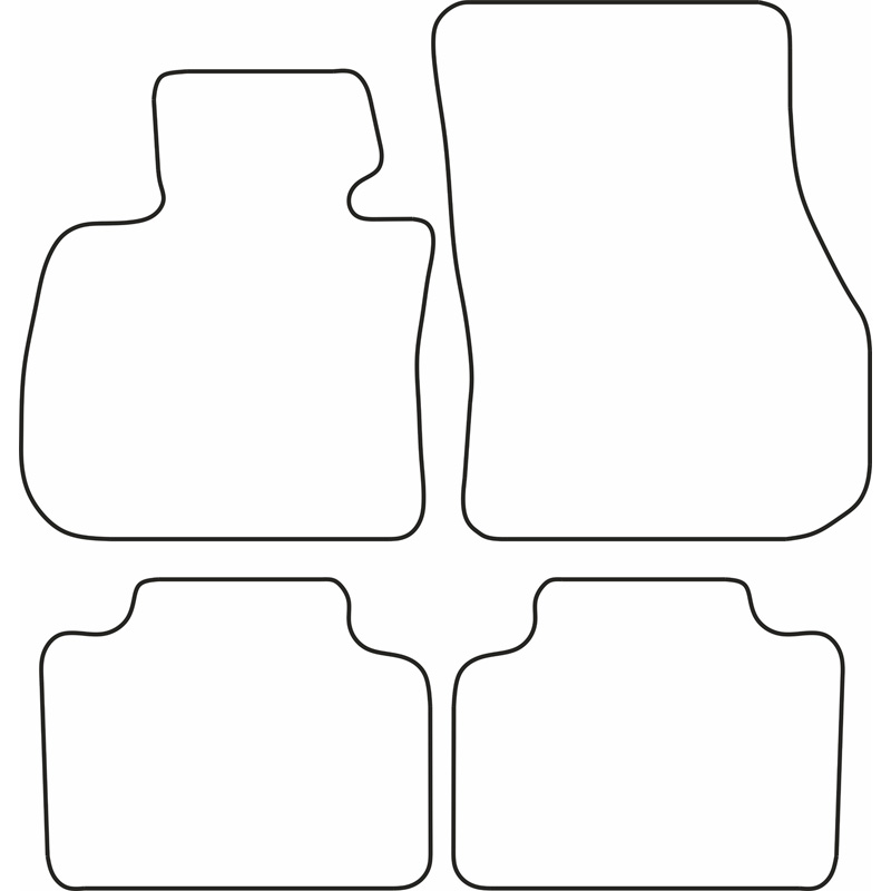 Set velour car mats  BMW X1 (U11) 2022-