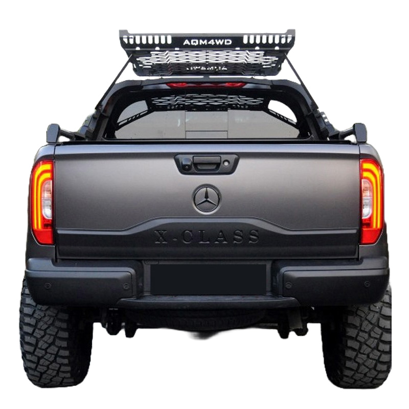 Tailgate Cover  Mercedes X-Class W470 2017- - Version 2 - Matt black