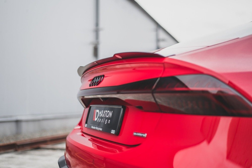 Spoiler passend voor Audi A7 / A7 S-Line / S7 / RS7 C8 Glanzend Zwart Maxton