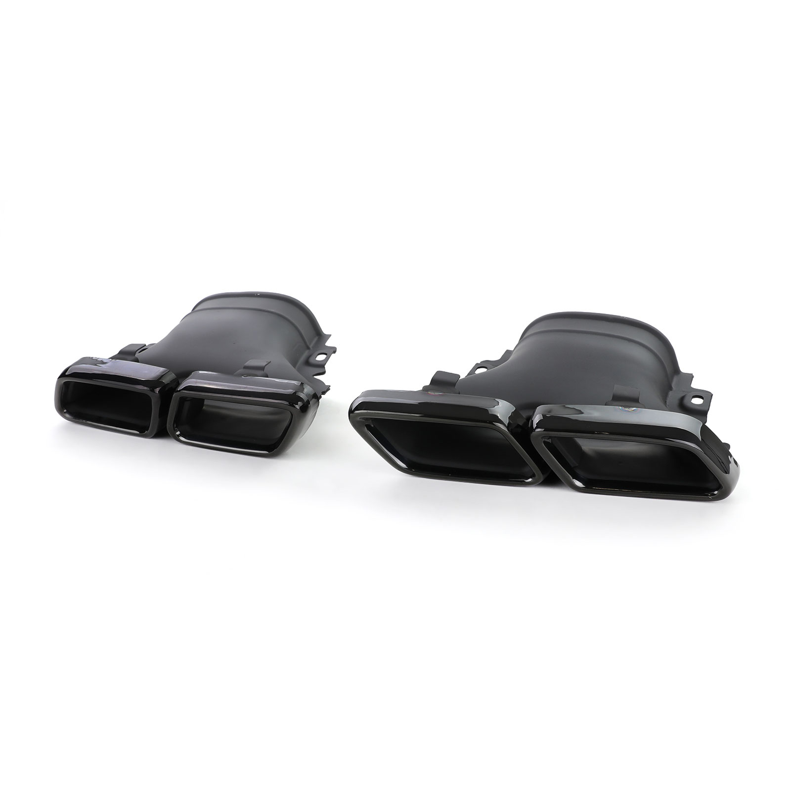 Achterbumper Diffuser passend voor Mercedes GLC X253 (2015-..) AMG Design