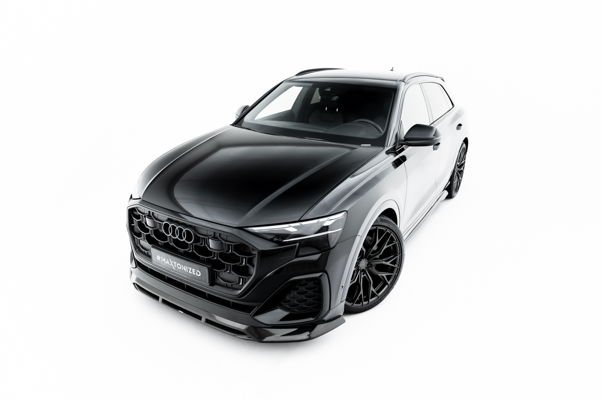 Prepreg Carbon Fiber Voorspoiler passend voor Audi SQ8 / Q8 S-Line Mk1 – Maxton Design