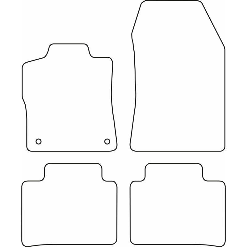 Set car mats  Peugeot 408 II 2022-