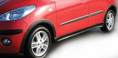 Side skirts + wheel arch extensions Hyundai i10 3/08-12/10 (ABS)