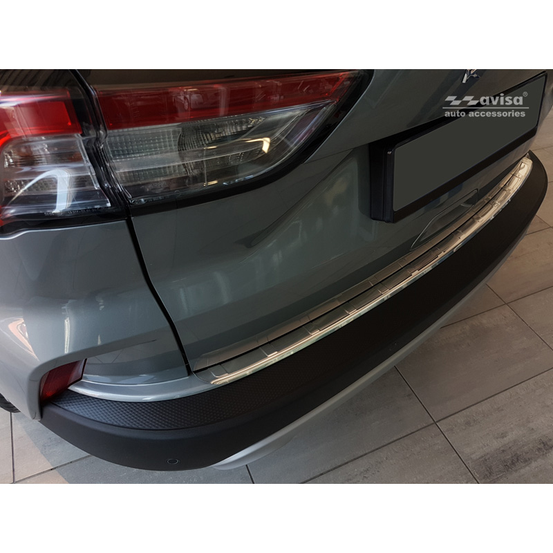 Stainless Steel Rear bumper protector  Ford Kuga III Titanium/Trend/Cool+Connect/Hybrid 2019-2024 & FL 2024- excl. ST-Line 'Ribs'