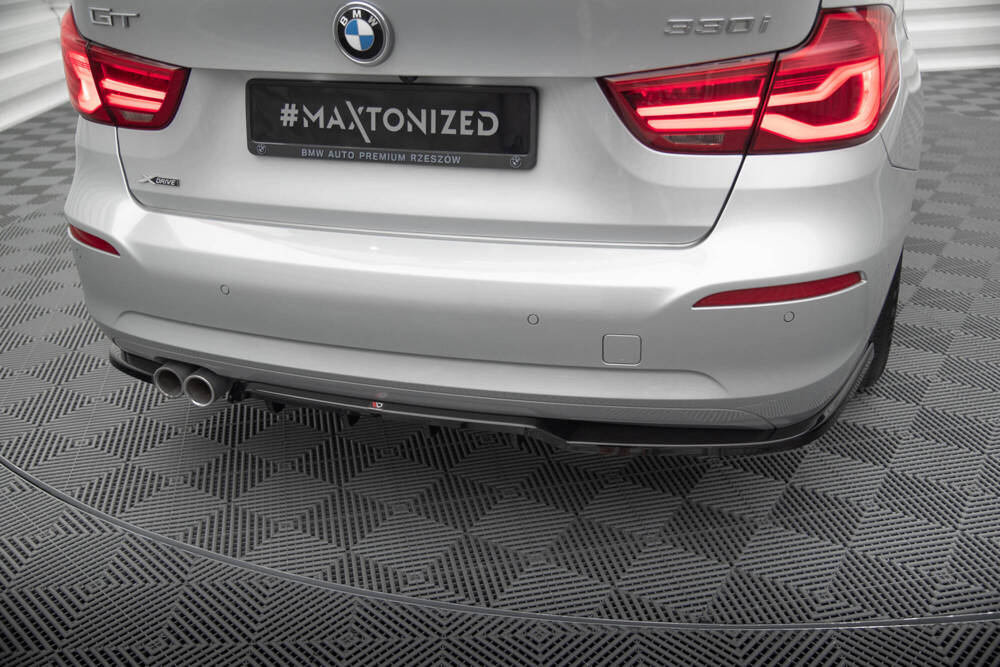 Diffuser passend voor BMW 3 Serie GT F34 FL Maxton Glans Zwart