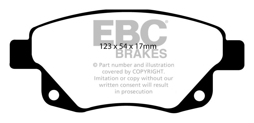 EBC Brakes FORD BEDRIJFSWAGEN Transit 330 FWD 2006-.. Remblokken