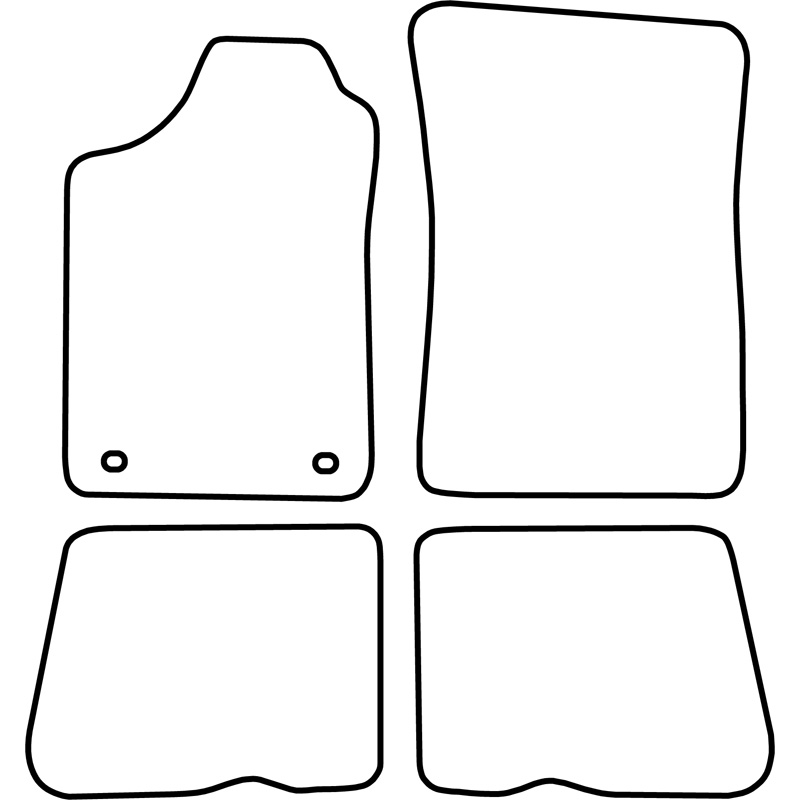 Set car mats  Renault 19 1988-1996
