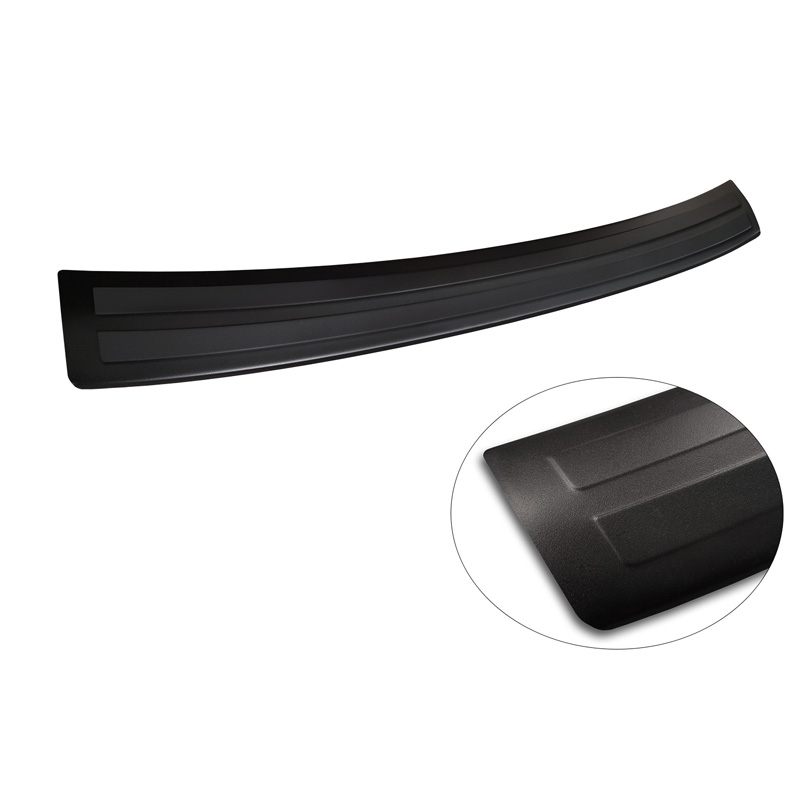 Matte black Stainless Steel Rear bumper protector  Mini Countryman F60 FL 2020-2023