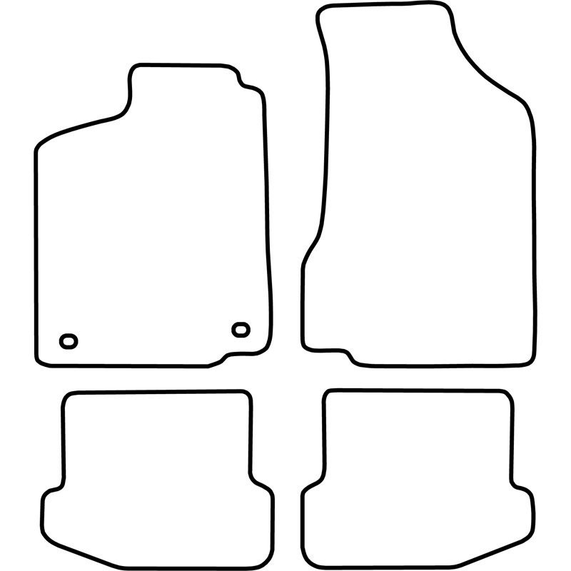 Set car mats  Seat Ibiza 1993-1999 / Cordoba 1994-2003