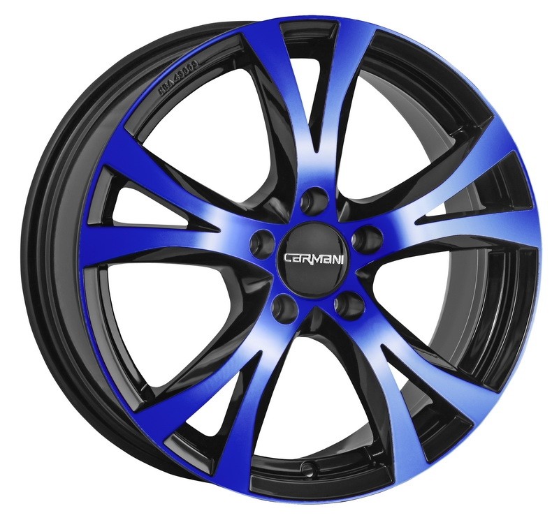 Velgen Carmani 9 Compete blauw 7x16 5x114,3 ET45