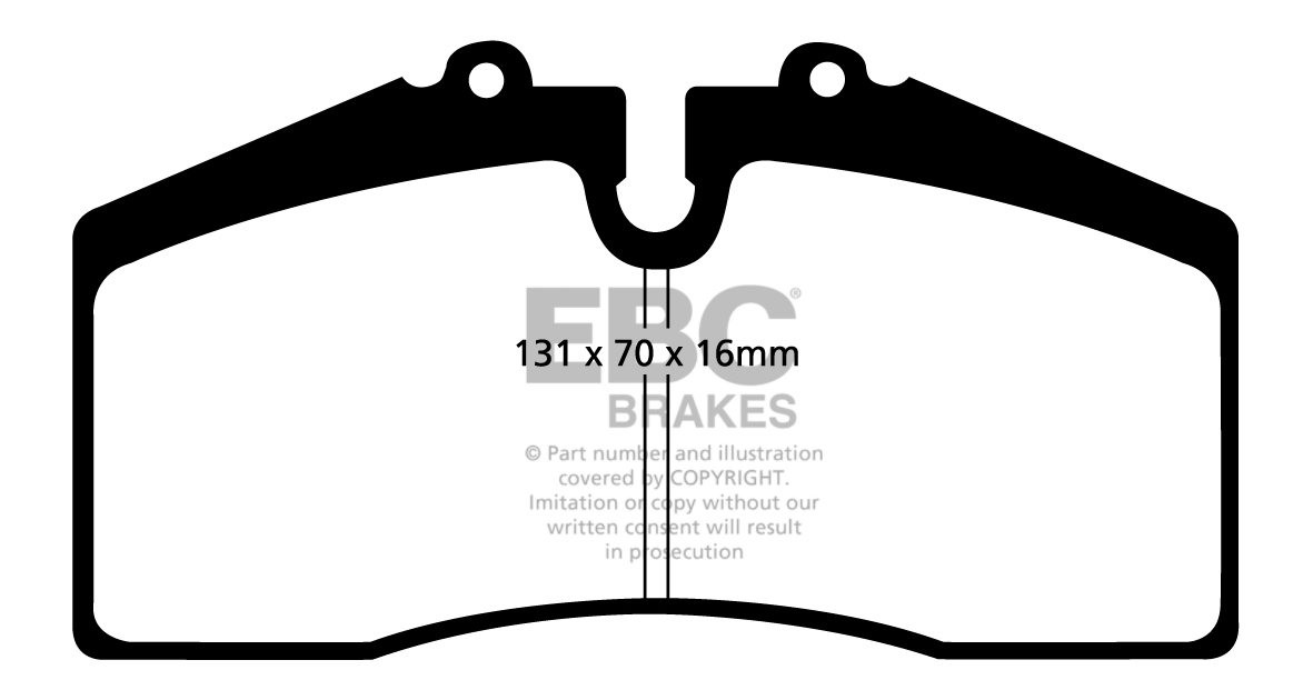 EBC Brakes AUDI RS2  2.2 Turbo 93-96 Remblokken voorzijde