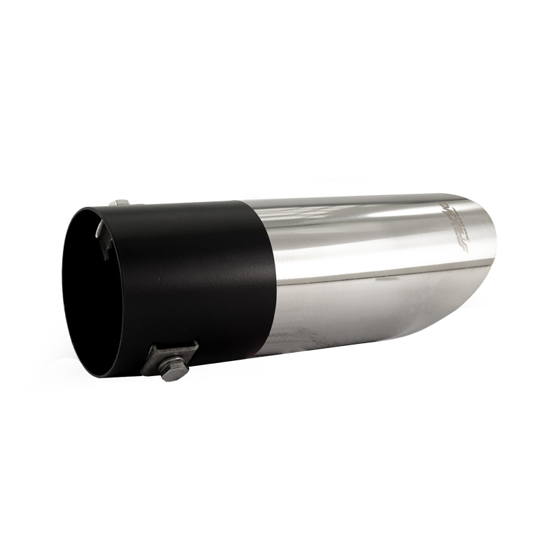Simoni Racing Exhaust Tip Round/Slanting Inox - Ø60xL175mm - Installation ->60mm