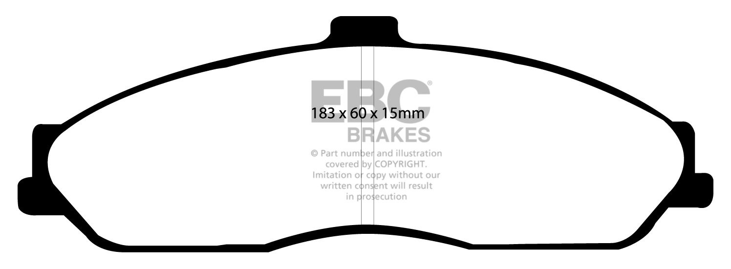 EBC Brakes SEAT Ritmo 1.4 78-81 Remblokken voorzijde