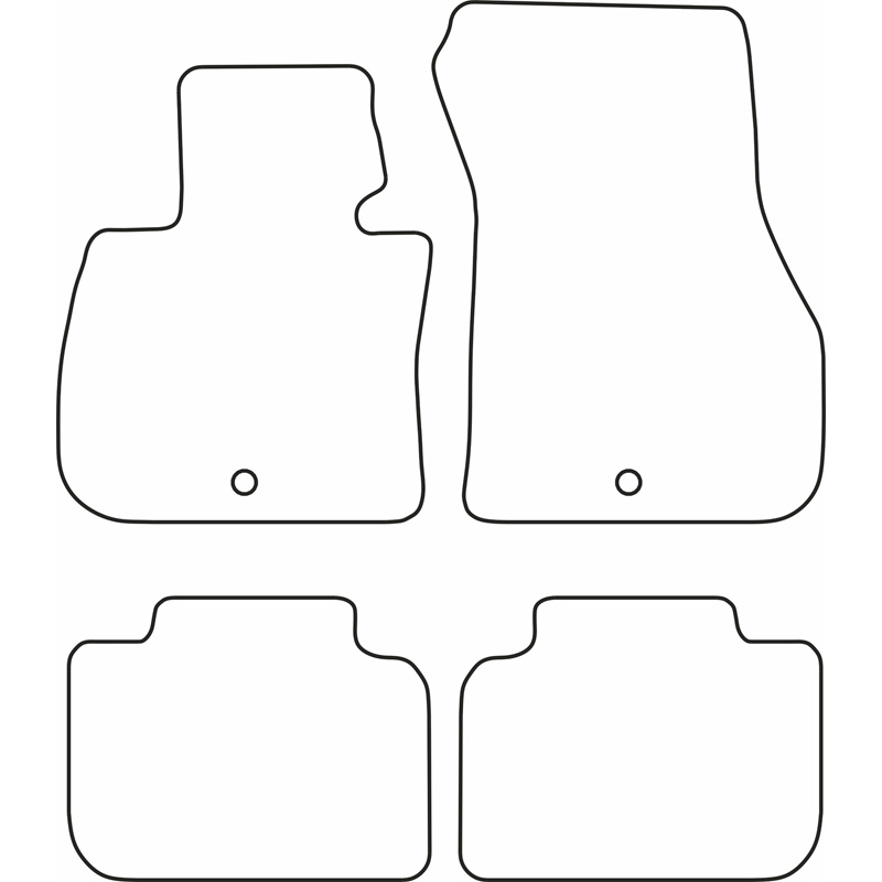 Set velour car mats  BMW X1 F48 2015- & X2 F39 2018-