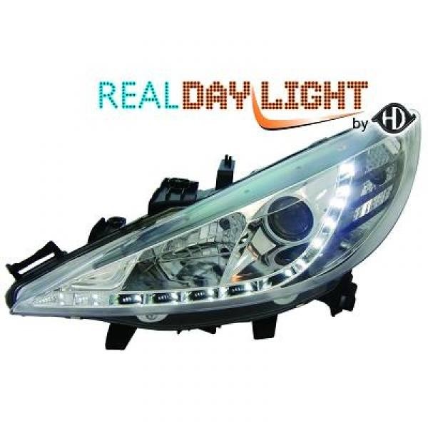 Headlights Peugeot 207 06-09