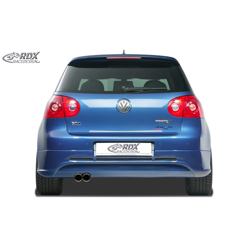 Rear bumper skirt  Volkswagen Golf V GTI/R Hatchback 3/5-doors 2003-2008 (exhaust left) excl. Variant/Plus (ABS)