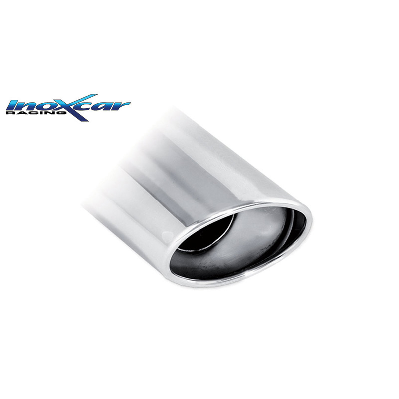 100% Inox Sport Exhaust  Fiat Punto EVO 1.4 Turbo MultiAir 165hp 2010- 1x120x80mm