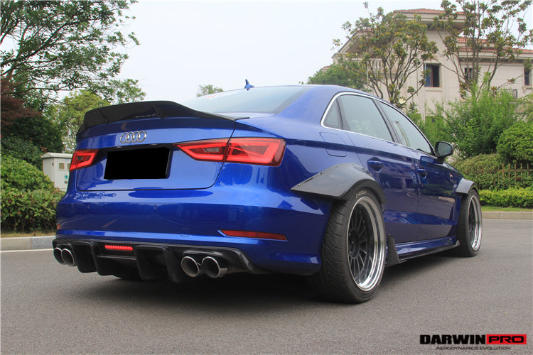 Audi S3/ A3 Sline Sedan BKSS Style Diffuser Carbon 2013-2016