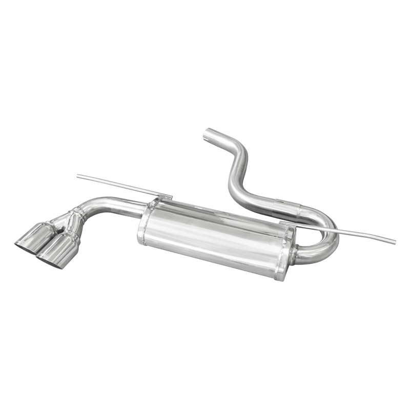 100% Inox Sport Exhaust  Volkswagen Golf VII 1.4 TSI 140-150hp 2013- 2x80mm Racing