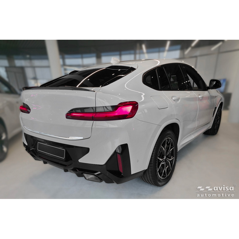 Avisa Chrome Stainless Steel Trunk Tailgate Trim Cover  BMW X4 II (G02) M-Sport Facelift 2021-