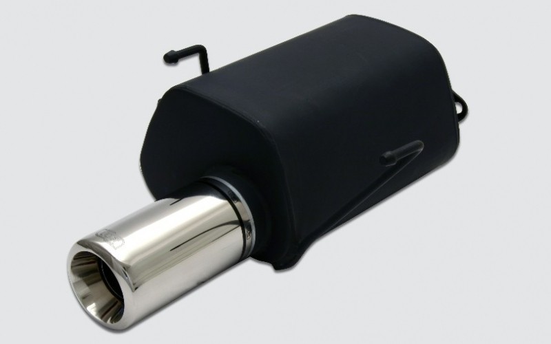 Muffler Honda CRX Del Sol 1992-1998 RVS eindstuk 120x80mm ovaal