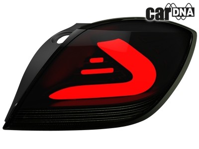 Taillights led Opel Astra H GTC 05-10 black/Smoke