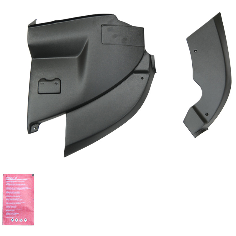 Battery & Head light cover  Volkswagen Transporter T5.1 2010-2015 - Matt black