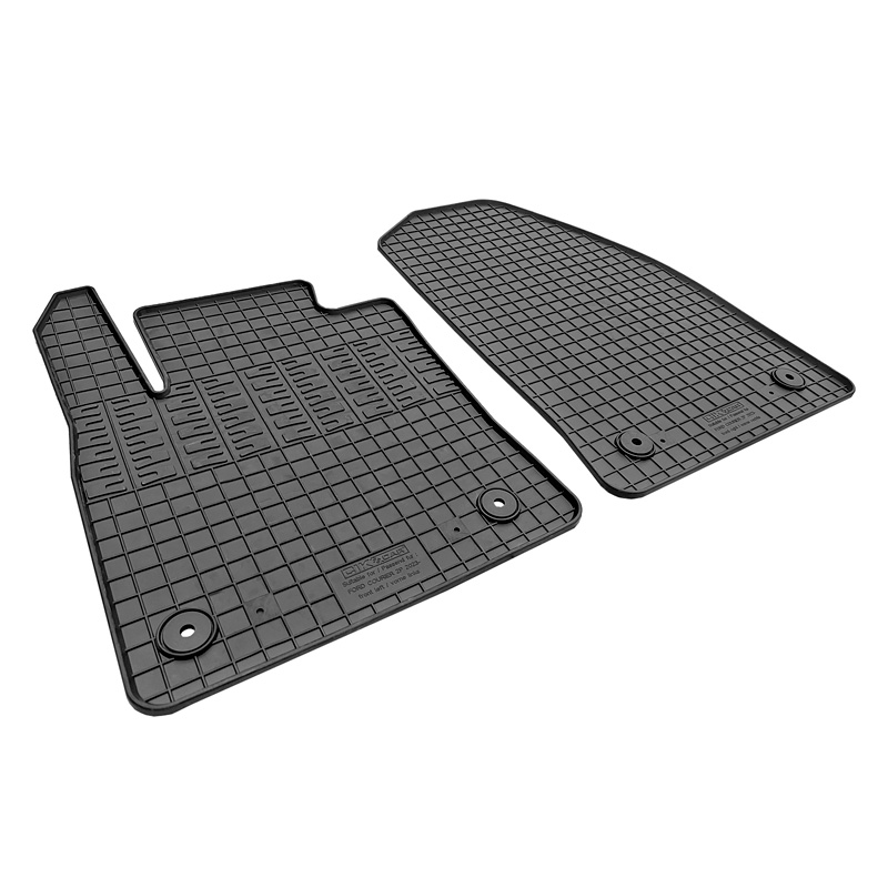 Rubber car mats set  Ford Transit Courier 2023- (2-pieces + fixing system)