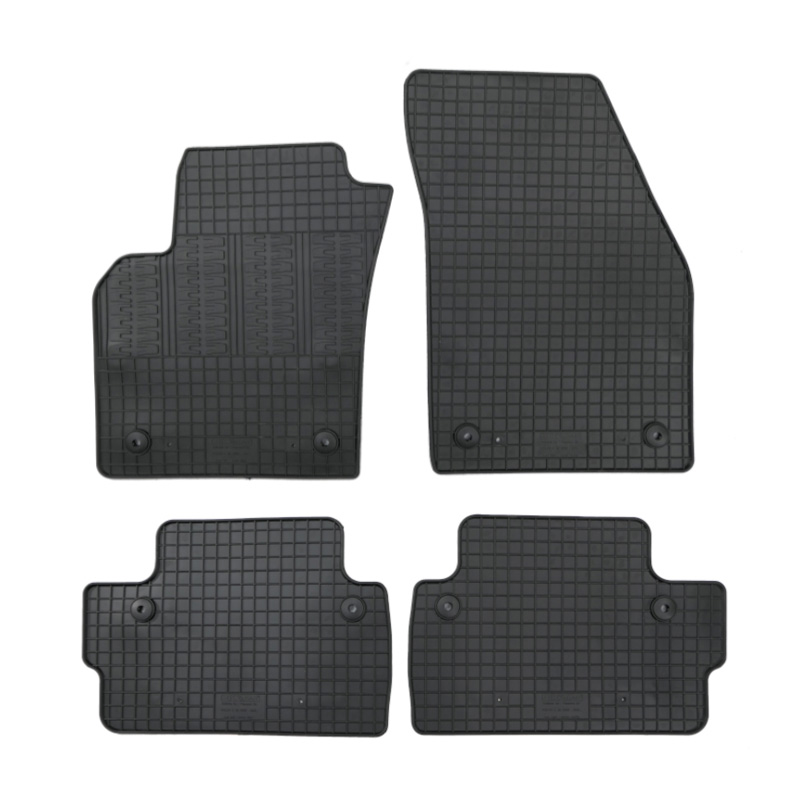 Rubber car mats set  Volvo C30 2006-2013 (4-pieces + fixing system)
