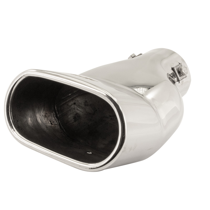 Simoni Racing Exhaust Tip Rectangle Inox - 117x68xL190mm - Installation ->63mm