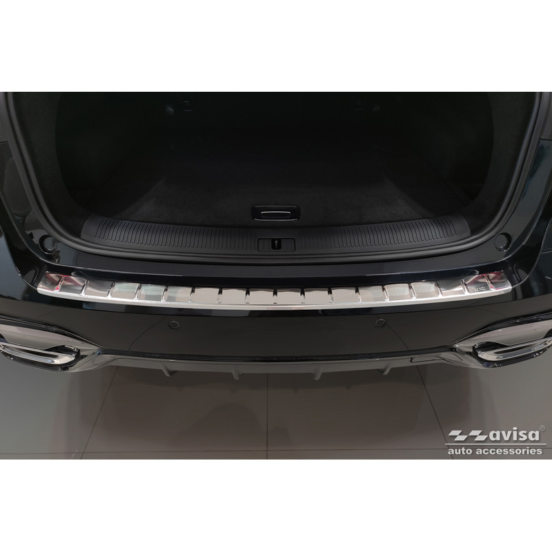 Stainless Steel Rear bumper protector  MG (E)HS Facelift 2020-2023 & Facelift 2023-2024 'British Flag'