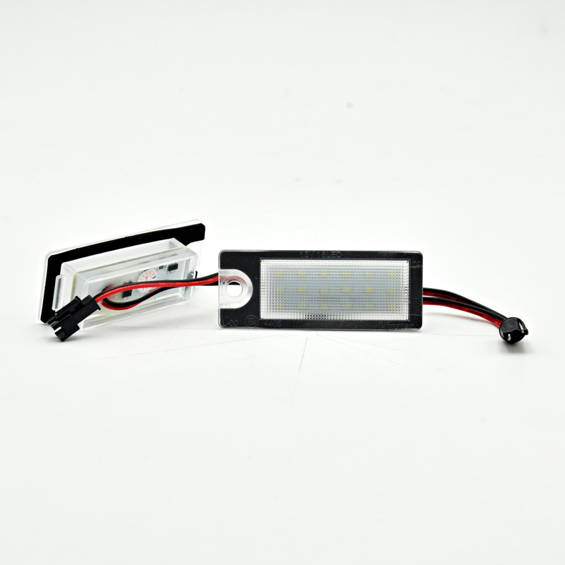 Set LED License Plate Lights  Volvo various models Type 2
