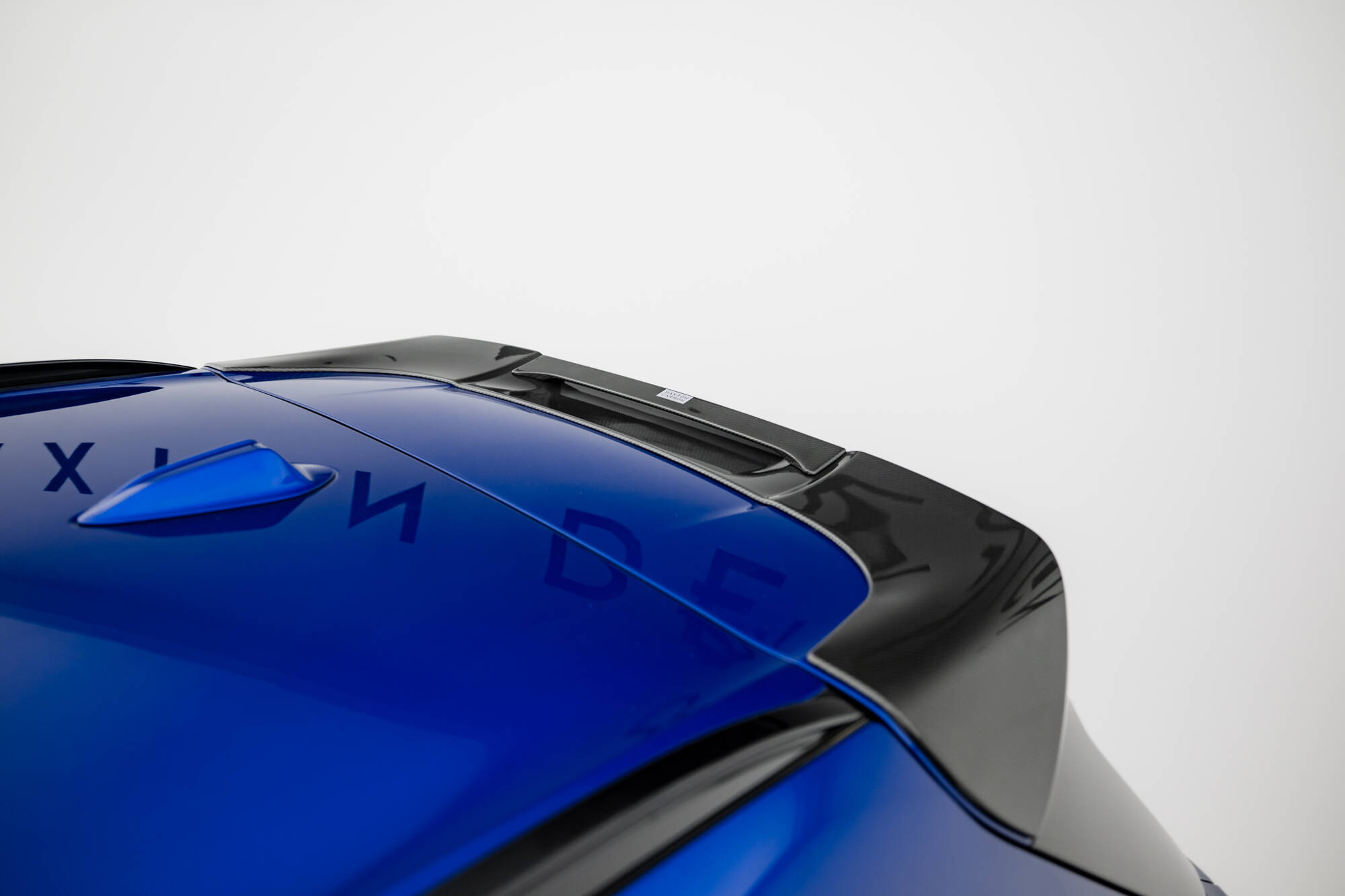 Carbon Fiber Achterklep Spoiler passend voor BMW X5 M-Pack G05 Facelift Maxton Glanzend zwart