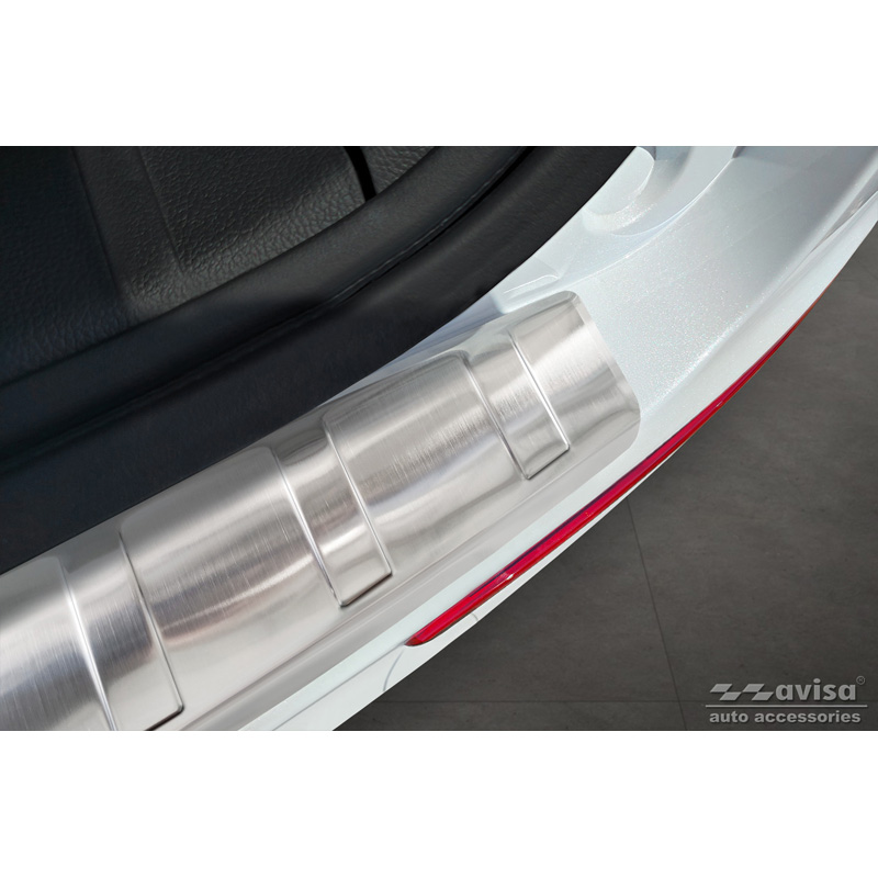 Stainless Steel Rear bumper protector  Ssangyong Rexton (YK) Facelift 2021- 'Ribs'