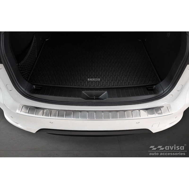 Stainless Steel Rear bumper protector  Mazda CX-60 (KH) 2022- 'Ribs'