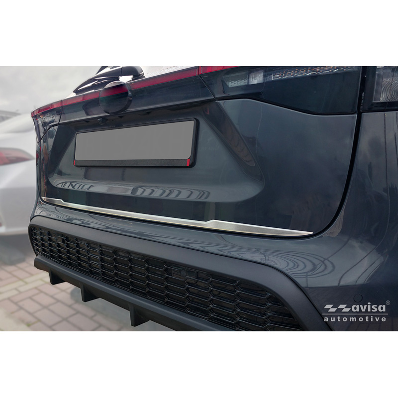Avisa Brushed Stainless Steel Trunk Tailgate Trim Cover  Toyota Yaris Cross (MXP) 2020-