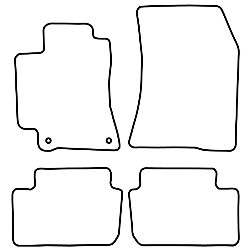 Set velour car mats  Lexus IS200 1999-2005