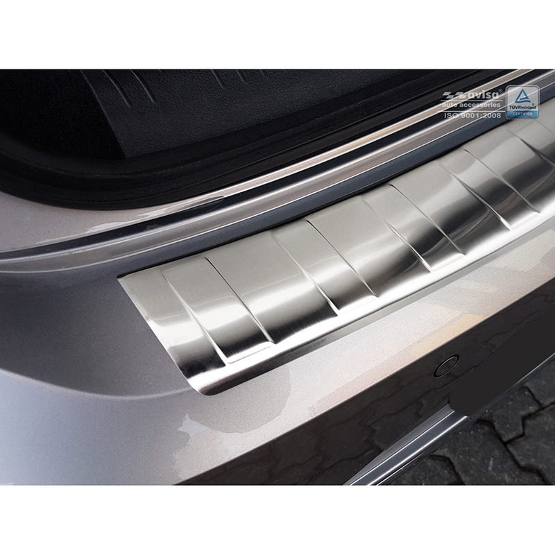 Stainless Steel Rear bumper protector  Volkswagen Arteon 2017- 'Ribs'
