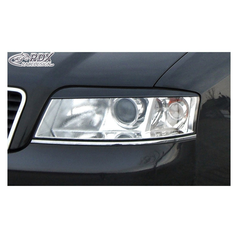 Head light spoilers  Audi A6 4B/C5 2001-2004 (ABS)