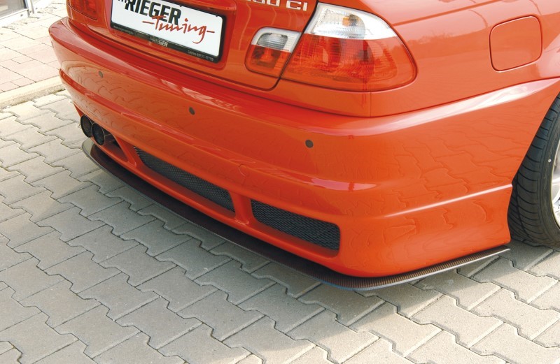 Spoilerzwaard voor Rearbumper M3 look BMW E46 Rieger