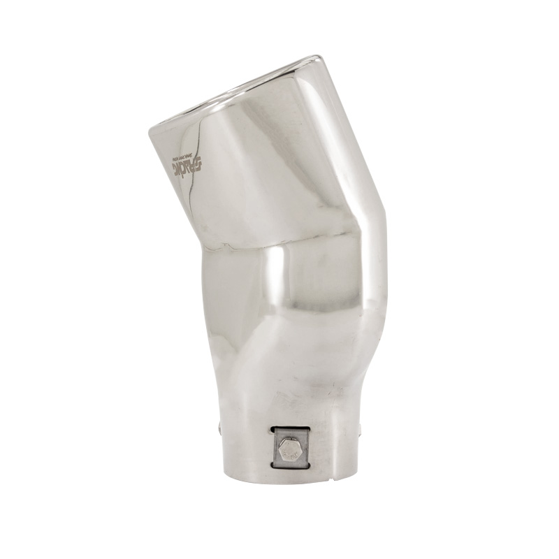 Simoni Racing Exhaust Tip Rectangle Inox - 117x68xL190mm - Installation ->63mm